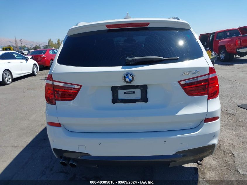 2016 BMW X3 xDrive28I VIN: 5UXWX9C55G0D82913 Lot: 40305018