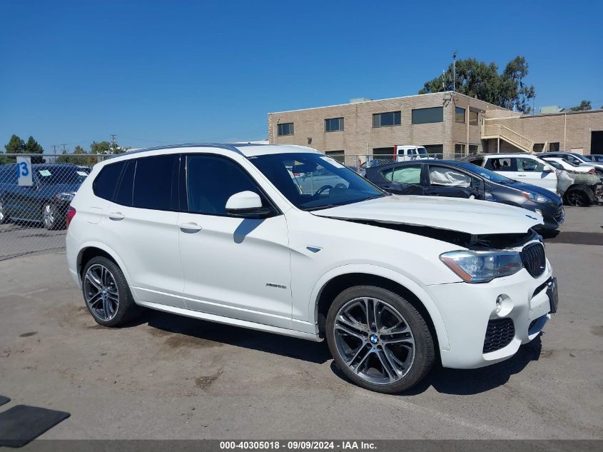 2016 BMW X3 XDRIVE28I - 5UXWX9C55G0D82913