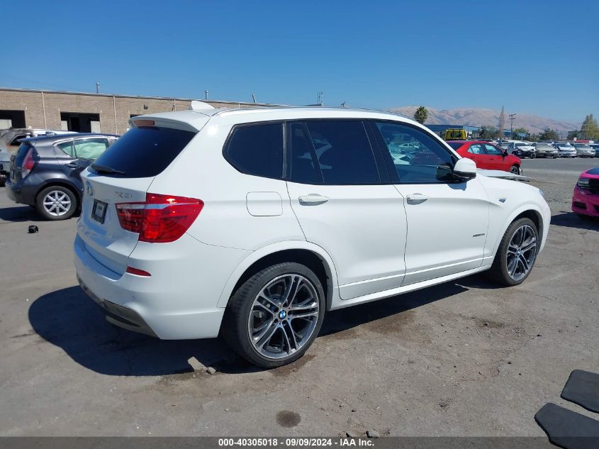 2016 BMW X3 XDRIVE28I - 5UXWX9C55G0D82913