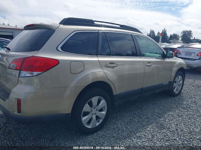 2010 Subaru Outback 2.5I Limited VIN: 4S4BRCKC4A3376445 Lot: 40305019