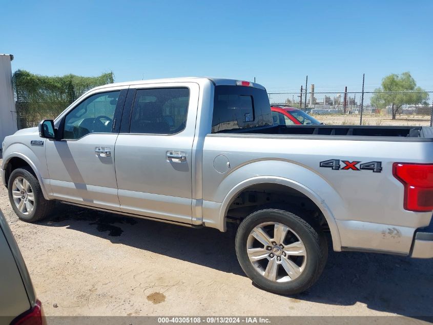 2019 Ford F-150 Supercrew VIN: 1FTEW1E41KFB83754 Lot: 40305108