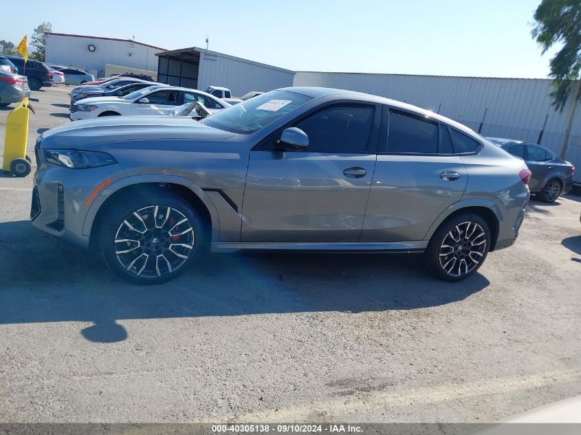 2024 BMW X6 xDrive40I VIN: 5UX33EX03R9S29402 Lot: 40305138