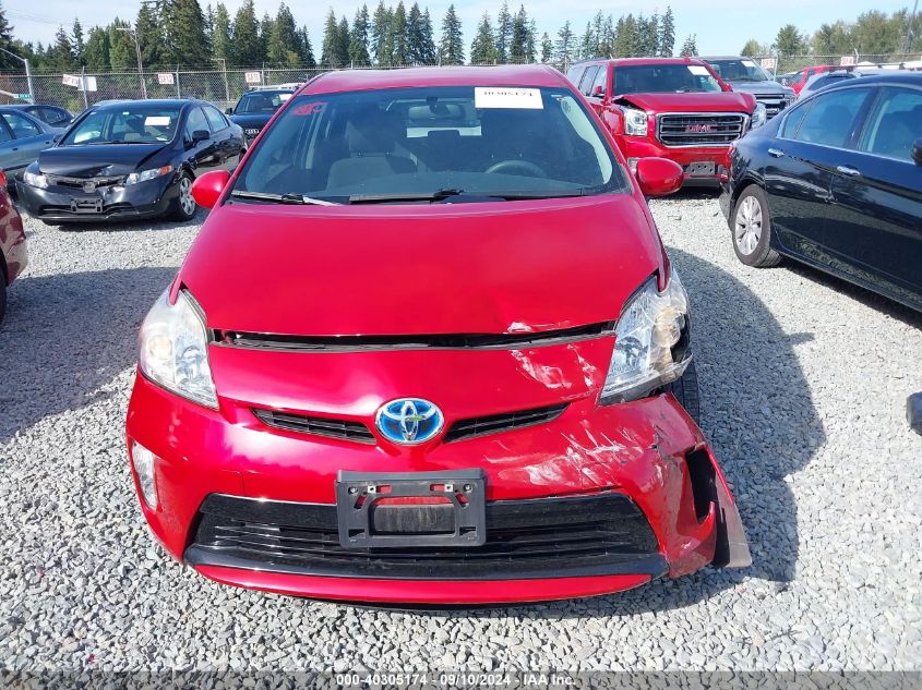 2014 Toyota Prius Three VIN: JTDKN3DU3E0359293 Lot: 40305174