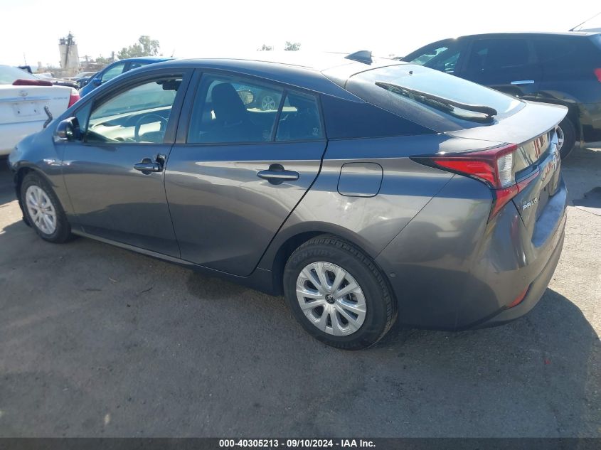 2019 Toyota Prius Le VIN: JTDKARFU7K3094433 Lot: 40305213