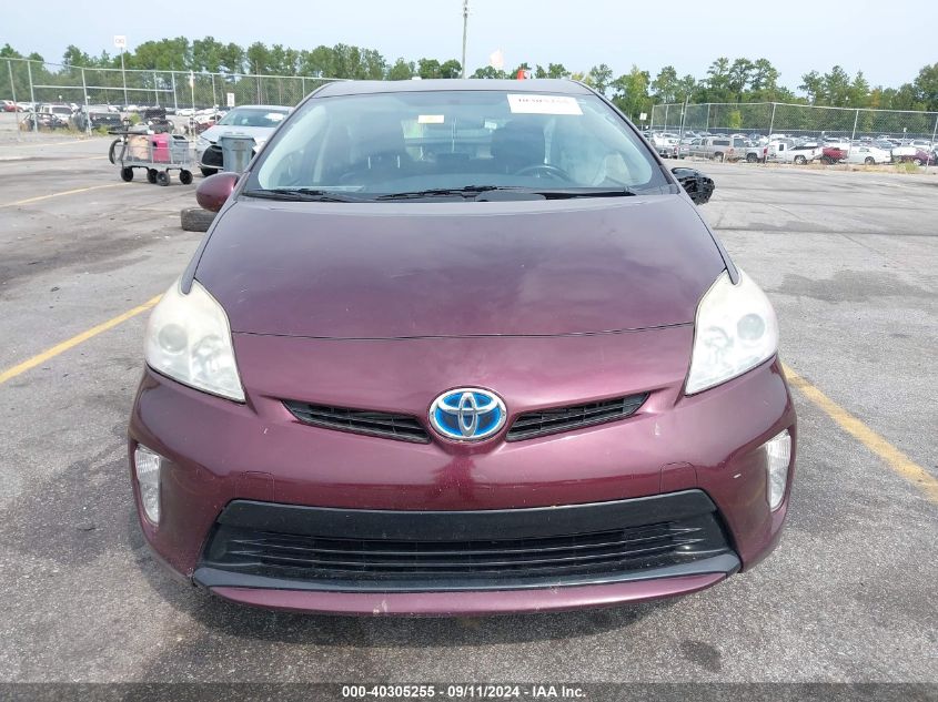 2013 Toyota Prius VIN: JTDKN3DU4D5592018 Lot: 40305255