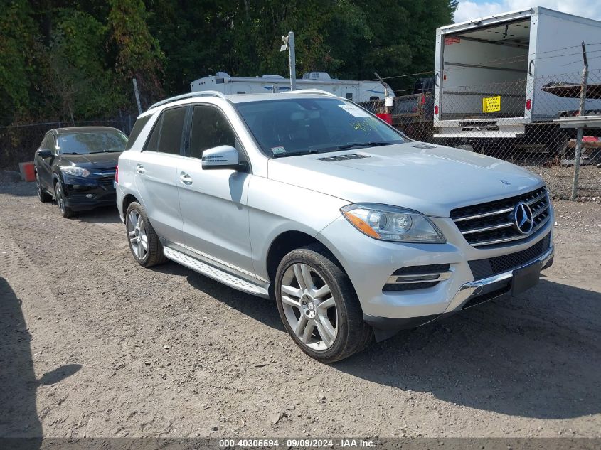 VIN 4JGDA2EB2EA380475 2014 Mercedes-Benz Ml 350 Blu... no.1