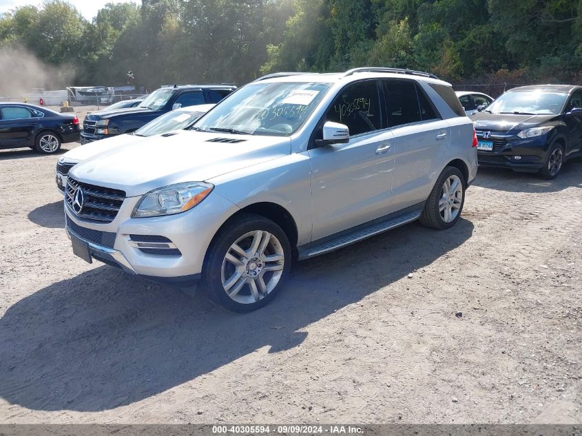 VIN 4JGDA2EB2EA380475 2014 Mercedes-Benz Ml 350 Blu... no.2