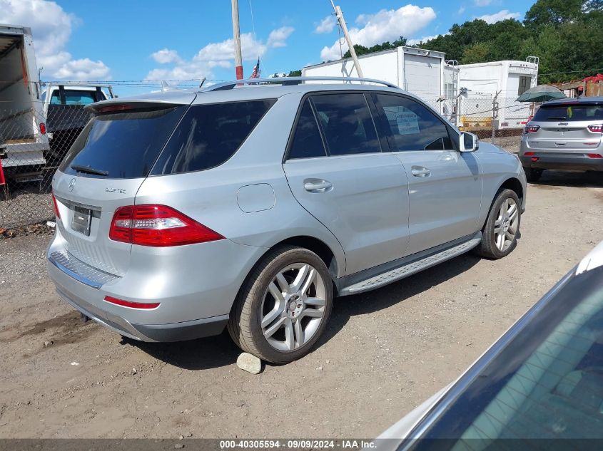 VIN 4JGDA2EB2EA380475 2014 Mercedes-Benz Ml 350 Blu... no.4