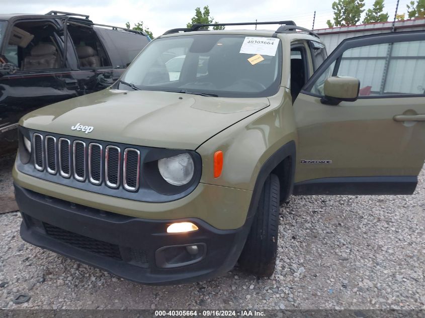 2015 Jeep Renegade Latitude VIN: ZACCJBBT8FPB40846 Lot: 40305664