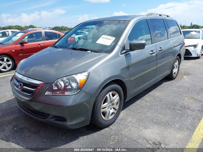 2007 Honda Odyssey Ex-L VIN: 5FNRL38697B137197 Lot: 40305667