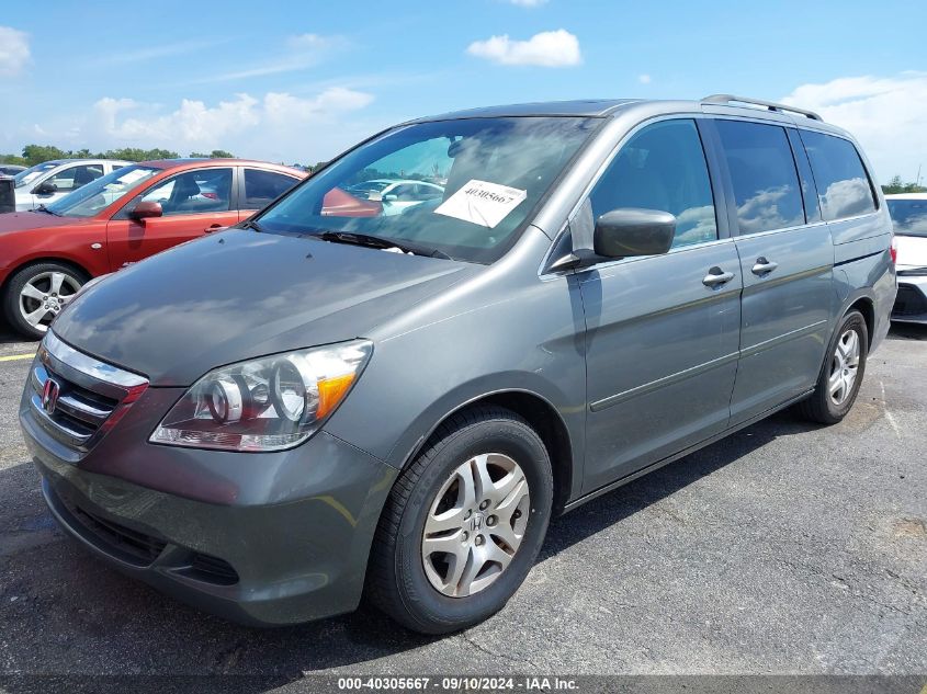 2007 Honda Odyssey Ex-L VIN: 5FNRL38697B137197 Lot: 40305667