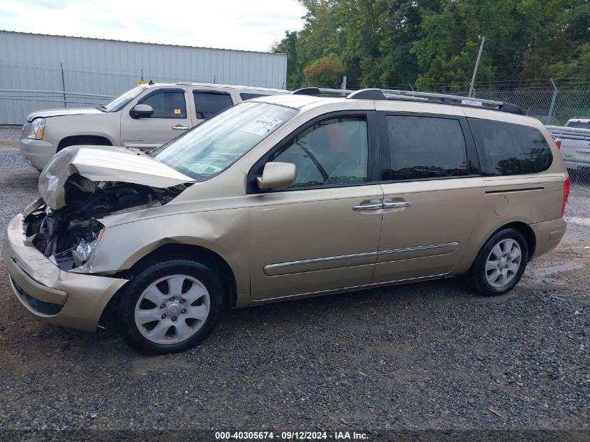 2007 Hyundai Entourage Gls/Limited/Se VIN: KNDMC233676030752 Lot: 40305674