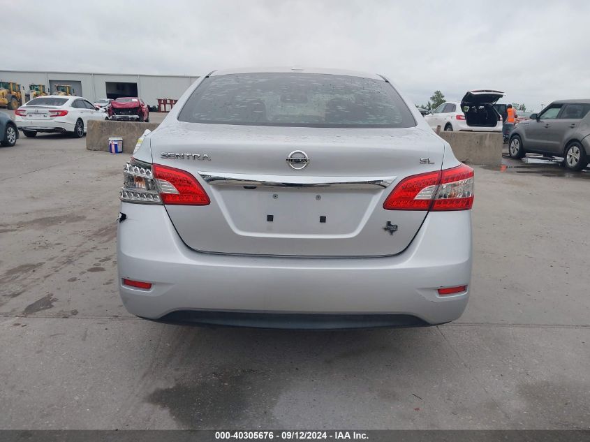 2015 Nissan Sentra S/Sv/Sr/Sl VIN: 3N1AB7AP3FY222178 Lot: 40305676