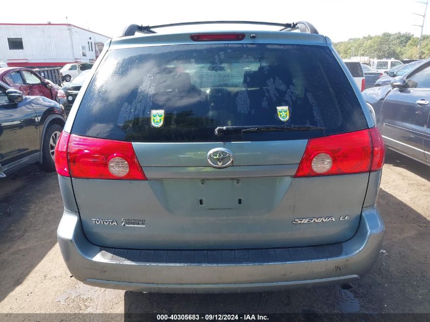 2008 Toyota Sienna Le VIN: 5TDZK23C48S155209 Lot: 40305683