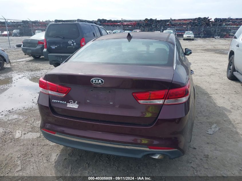 2016 Kia Optima Lx VIN: 5XXGT4L34GG068099 Lot: 40305809