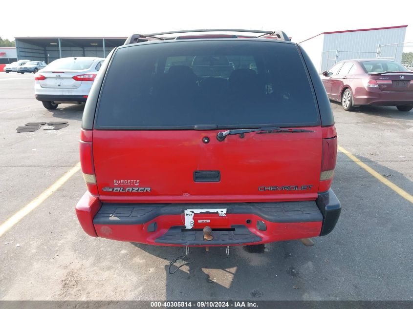 2000 Chevrolet Blazer Ls VIN: 1GNDT13W2Y2224148 Lot: 40305814