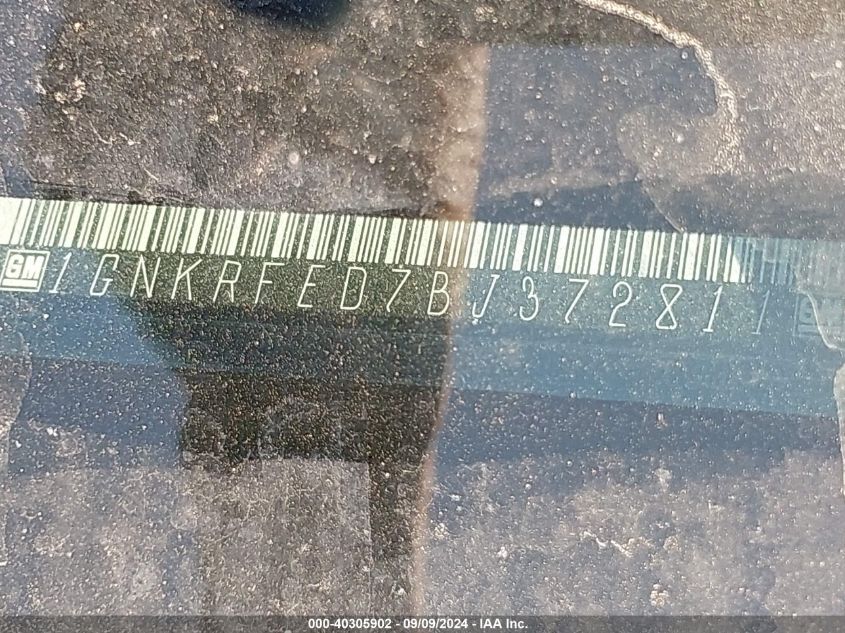 1GNKRFED7BJ372811 2011 Chevrolet Traverse Ls