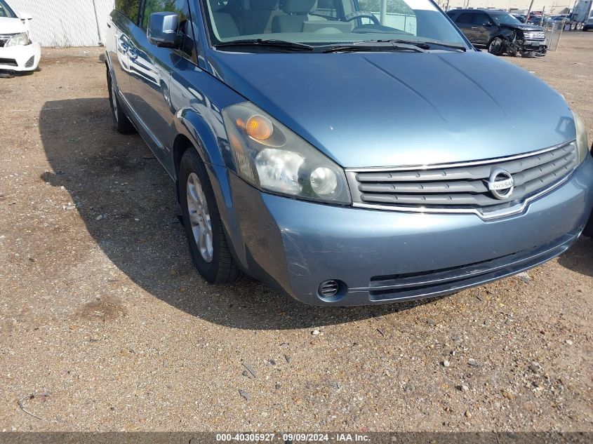 2009 Nissan Quest 3.5 Sl VIN: 5N1BV28U19N108135 Lot: 40305927