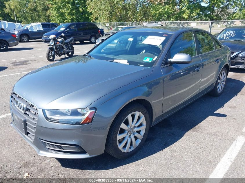 2013 Audi A4 Premium VIN: WAUBFAFL0DN027770 Lot: 40305956