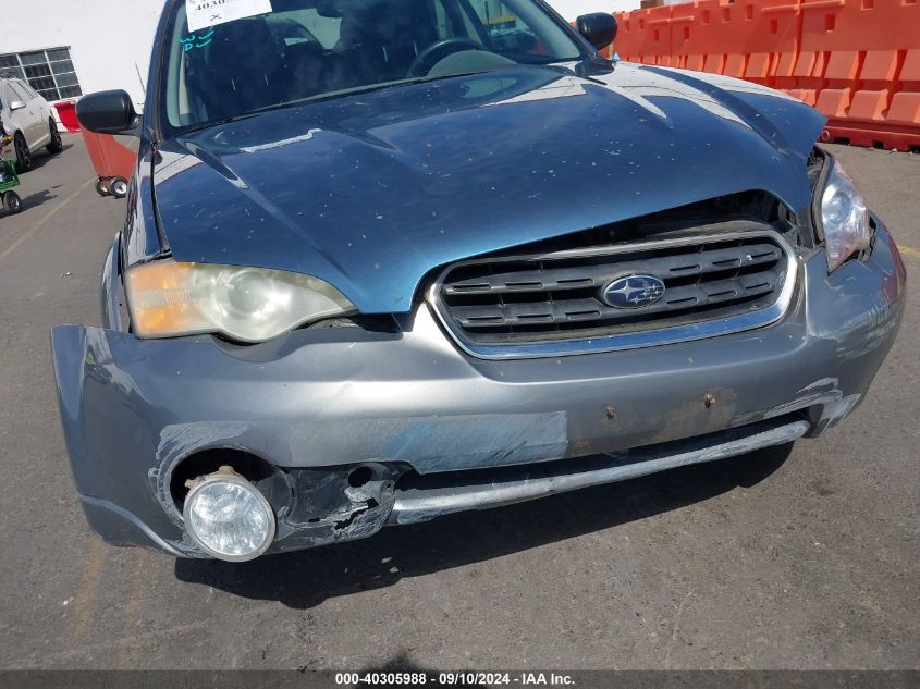 2006 Subaru Outback 2.5I VIN: 4S4BP61C867359835 Lot: 40305988