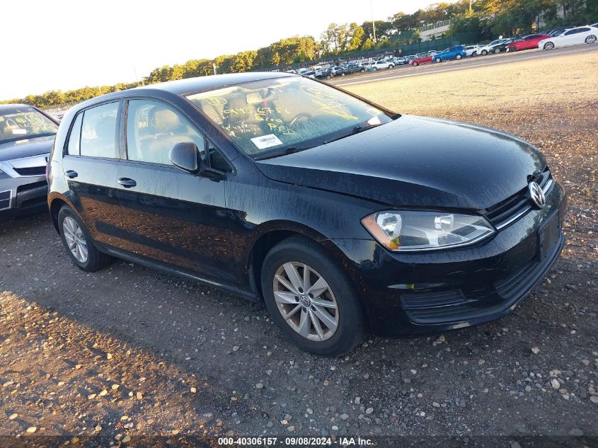 3VW217AU6FM102504 2015 VOLKSWAGEN GOLF - Image 1