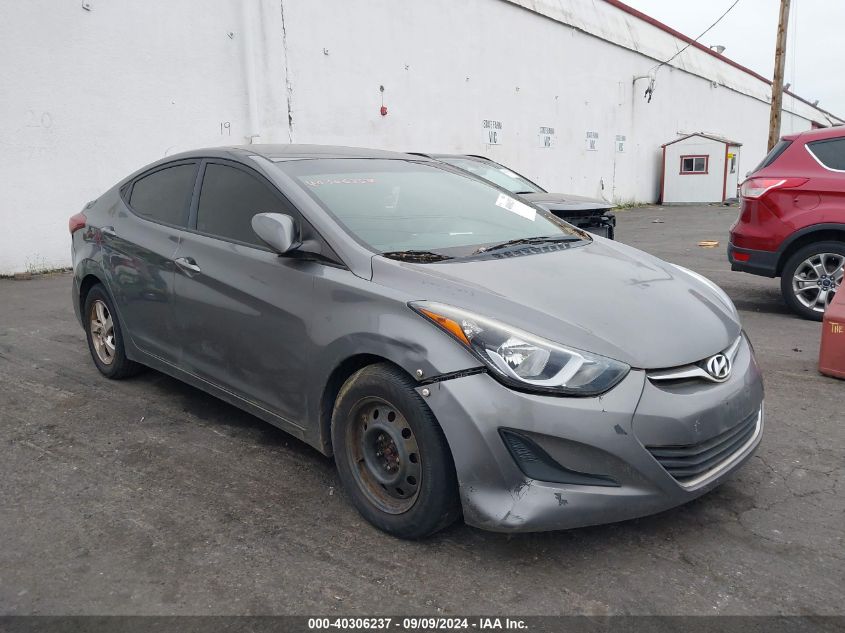 2014 Hyundai Elantra Se VIN: 5NPDH4AEXEH501872 Lot: 40306237