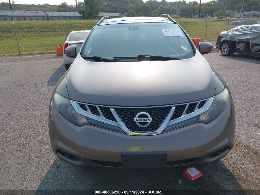 2011 Nissan Murano Sl VIN: JN8AZ1MW5BW187805 Lot: 40306296