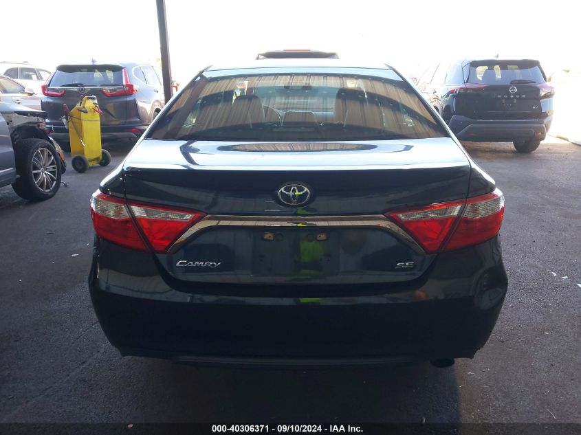 2016 Toyota Camry Se VIN: 4T1BF1FK6GU214706 Lot: 40306371