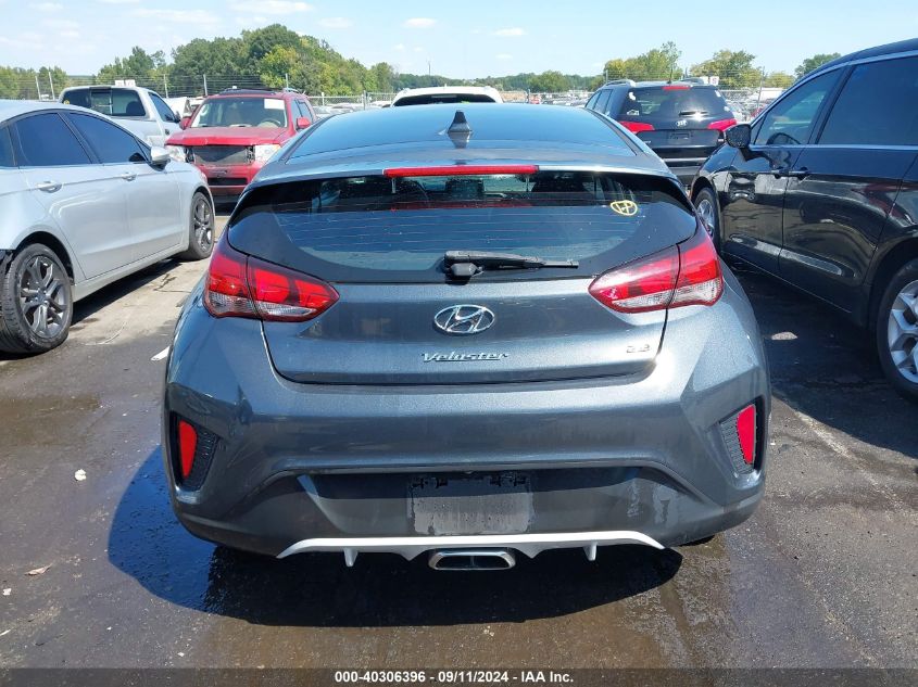 2019 Hyundai Veloster Premium VIN: KMHTG6AF2KU017243 Lot: 40306396