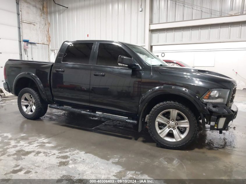 2017 Ram 1500 Night 4X4 5'7 Box VIN: 1C6RR7MT0HS647791 Lot: 40306403