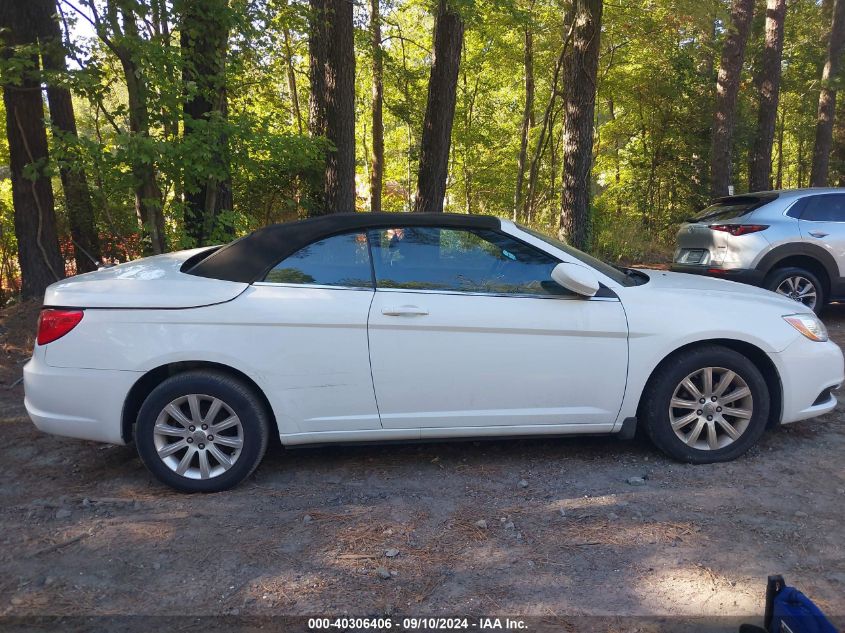 2012 Chrysler 200 Touring VIN: 1C3BCBEB3CN215633 Lot: 40306406