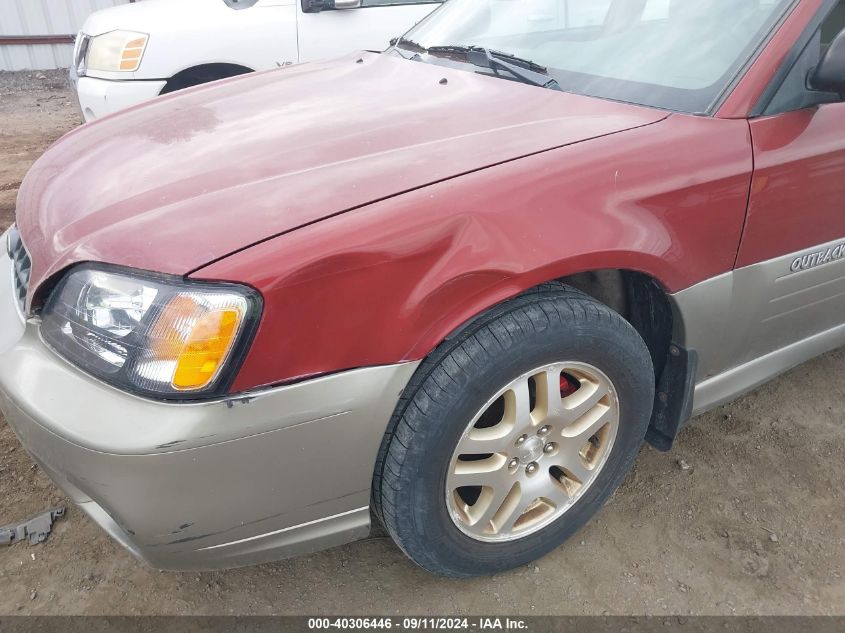 2004 Subaru Outback VIN: 4S3BH675247633179 Lot: 40306446