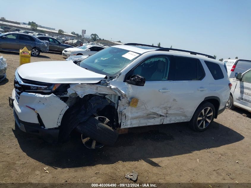 2023 Honda Pilot Awd Elite VIN: 5FNYG1H85PB006516 Lot: 40306490