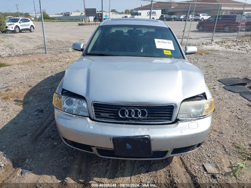 2003 Audi A6 2.7T Quattro VIN: WAULD64B03N040356 Lot: 40306549