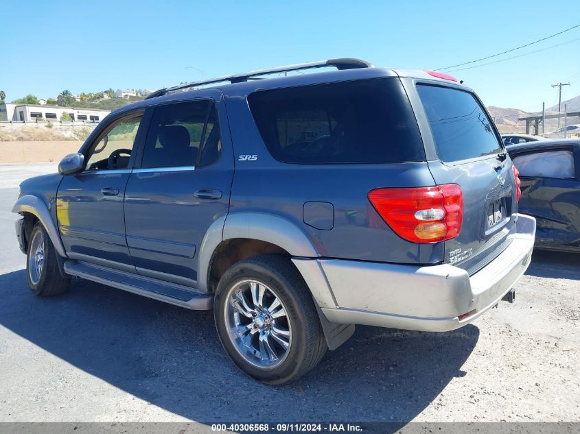 2003 Toyota Sequoia Sr5 VIN: 5TDZT34A53S153493 Lot: 40306568