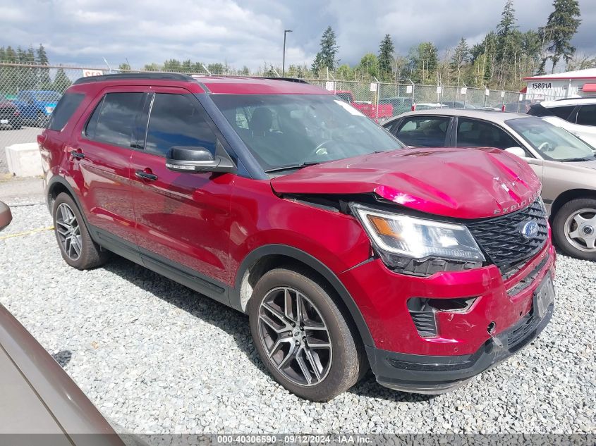 2019 Ford Explorer Sport VIN: 1FM5K8GT5KGA63793 Lot: 40306590