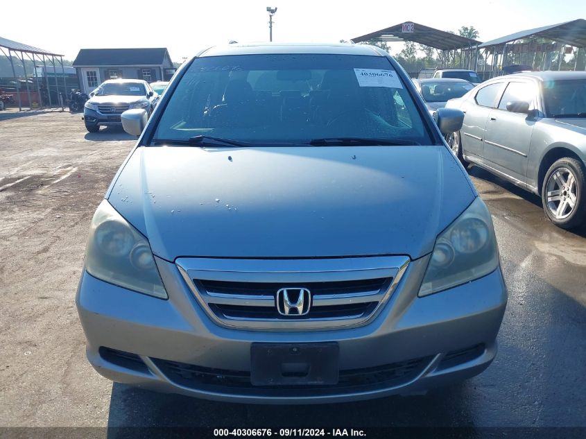 2006 Honda Odyssey Ex-L VIN: 5FNRL38666B056995 Lot: 40306676