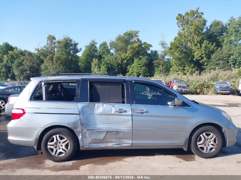 2006 Honda Odyssey Ex-L VIN: 5FNRL38666B056995 Lot: 40306676