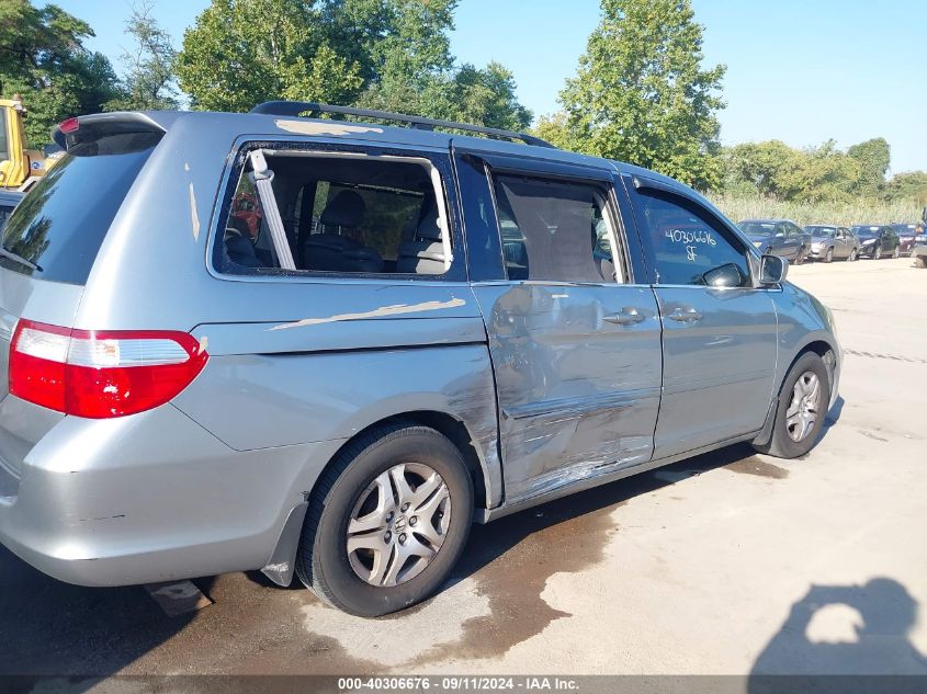 2006 Honda Odyssey Ex-L VIN: 5FNRL38666B056995 Lot: 40306676