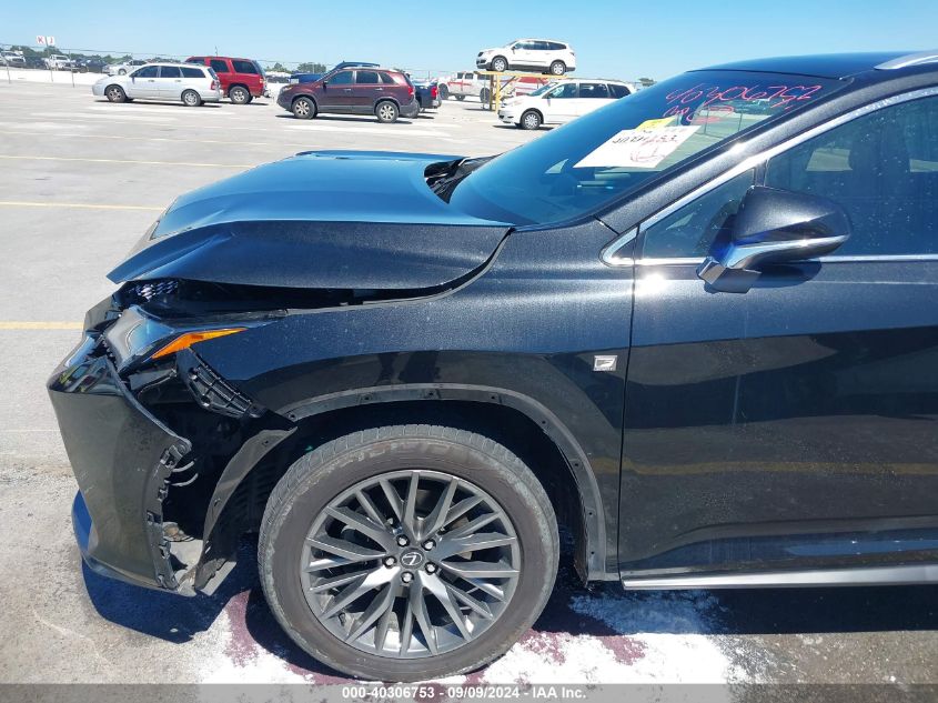 2017 Lexus Rx 350 F Sport VIN: 2T2ZZMCA5HC073502 Lot: 40306753