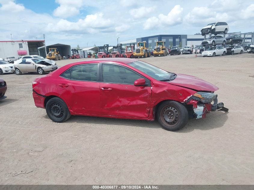 2018 Toyota Corolla Le VIN: 2T1BURHE4JC106847 Lot: 40306877