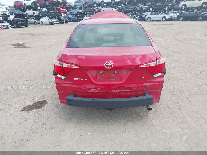 2018 Toyota Corolla Le VIN: 2T1BURHE4JC106847 Lot: 40306877