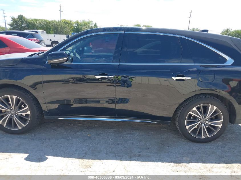 2019 Acura Mdx Tech Pkg VIN: 5J8YD3H51KL000620 Lot: 40306886