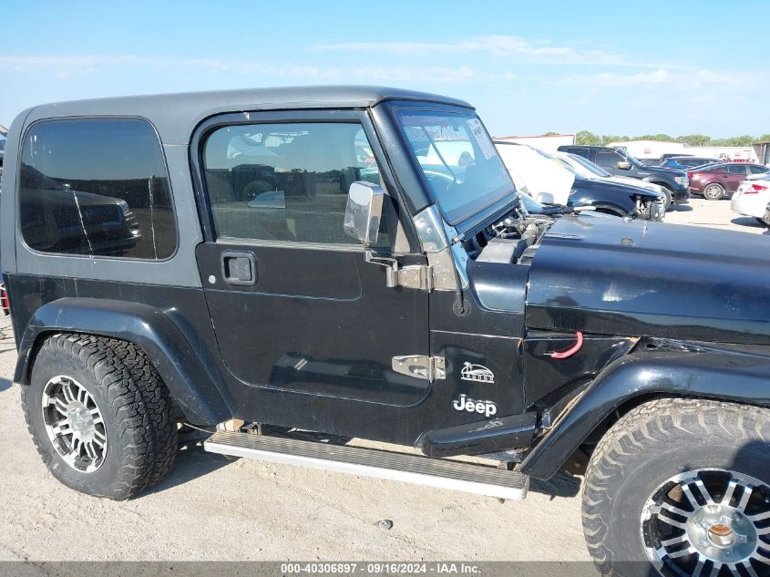 2003 Jeep Wrangler Sahara VIN: 1J4FA59SX3P350850 Lot: 40306897