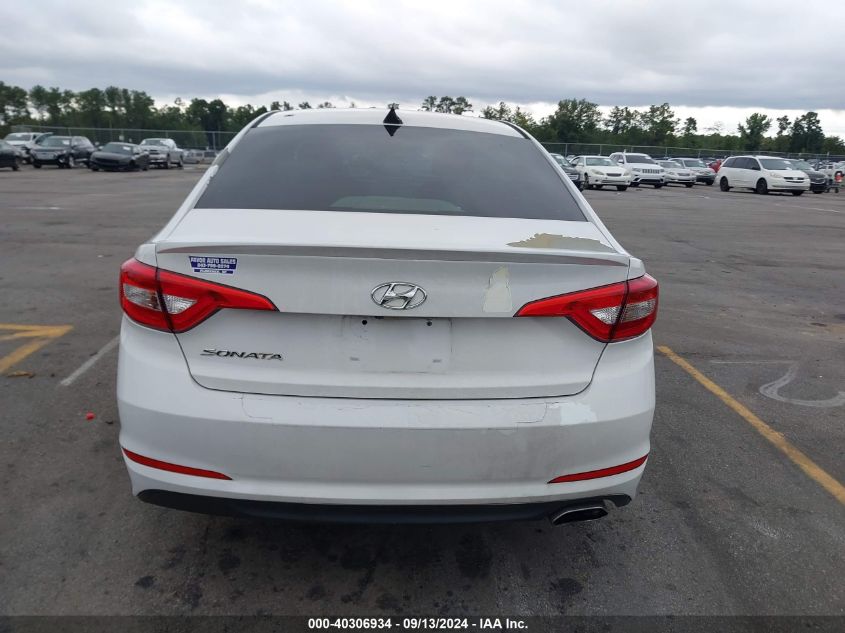 2016 Hyundai Sonata Se VIN: 5NPE24AF2GH326762 Lot: 40306934