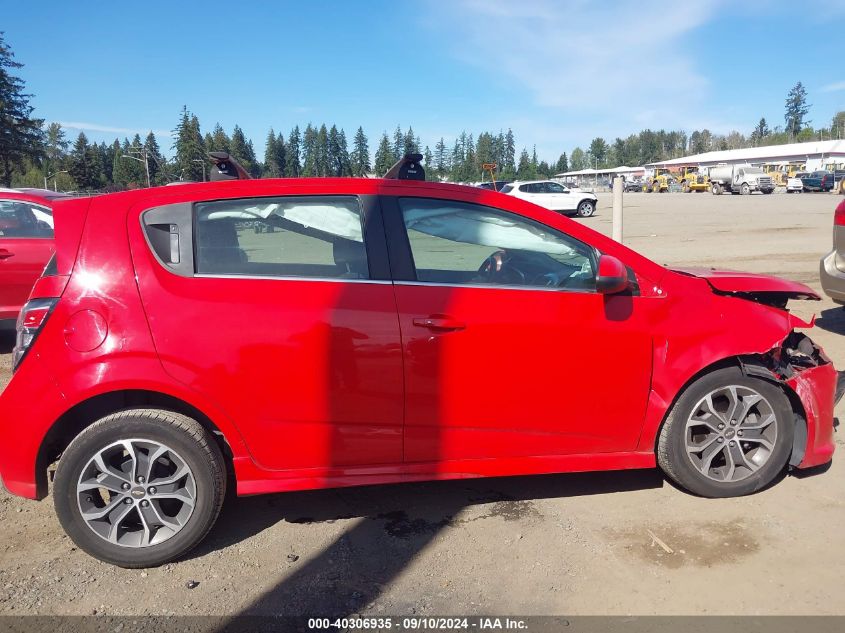 2017 Chevrolet Sonic Lt Auto VIN: 1G1JD6SB9H4165519 Lot: 40306935