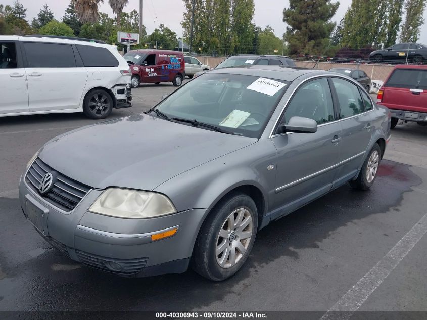 2002 Volkswagen Passat Gls VIN: WVWPD63B42P350860 Lot: 40306943