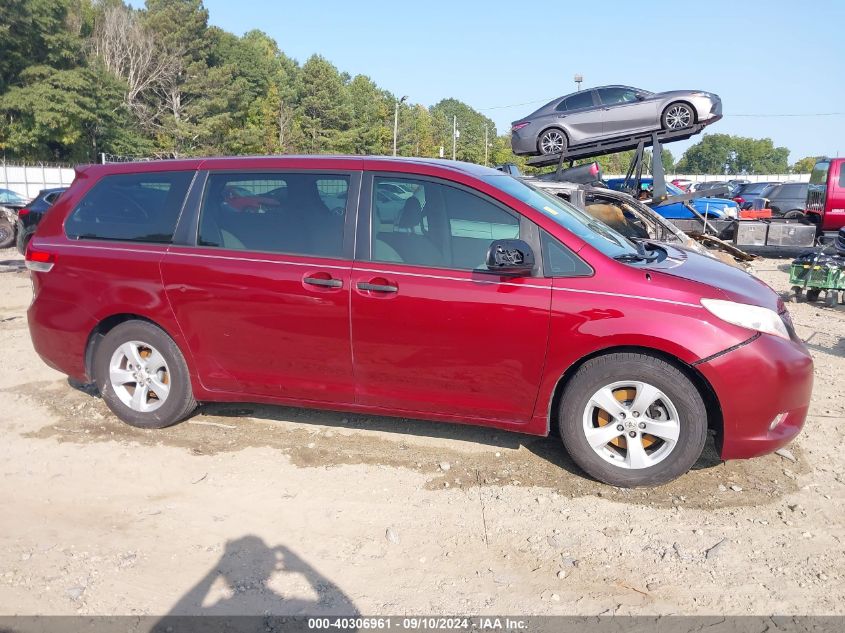 2012 Toyota Sienna VIN: 5TDZK3DC8CS236968 Lot: 40306961