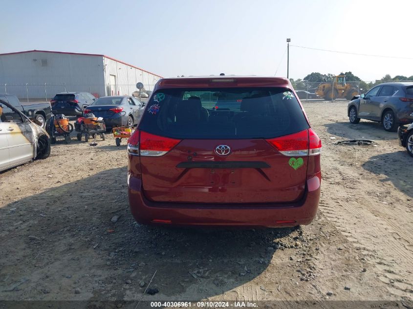 5TDZK3DC8CS236968 2012 Toyota Sienna