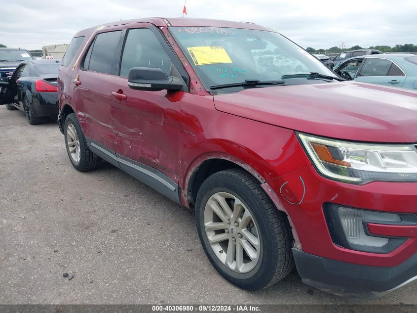 2017 Ford Explorer Xlt VIN: 1FM5K7D83HGA45909 Lot: 40306980